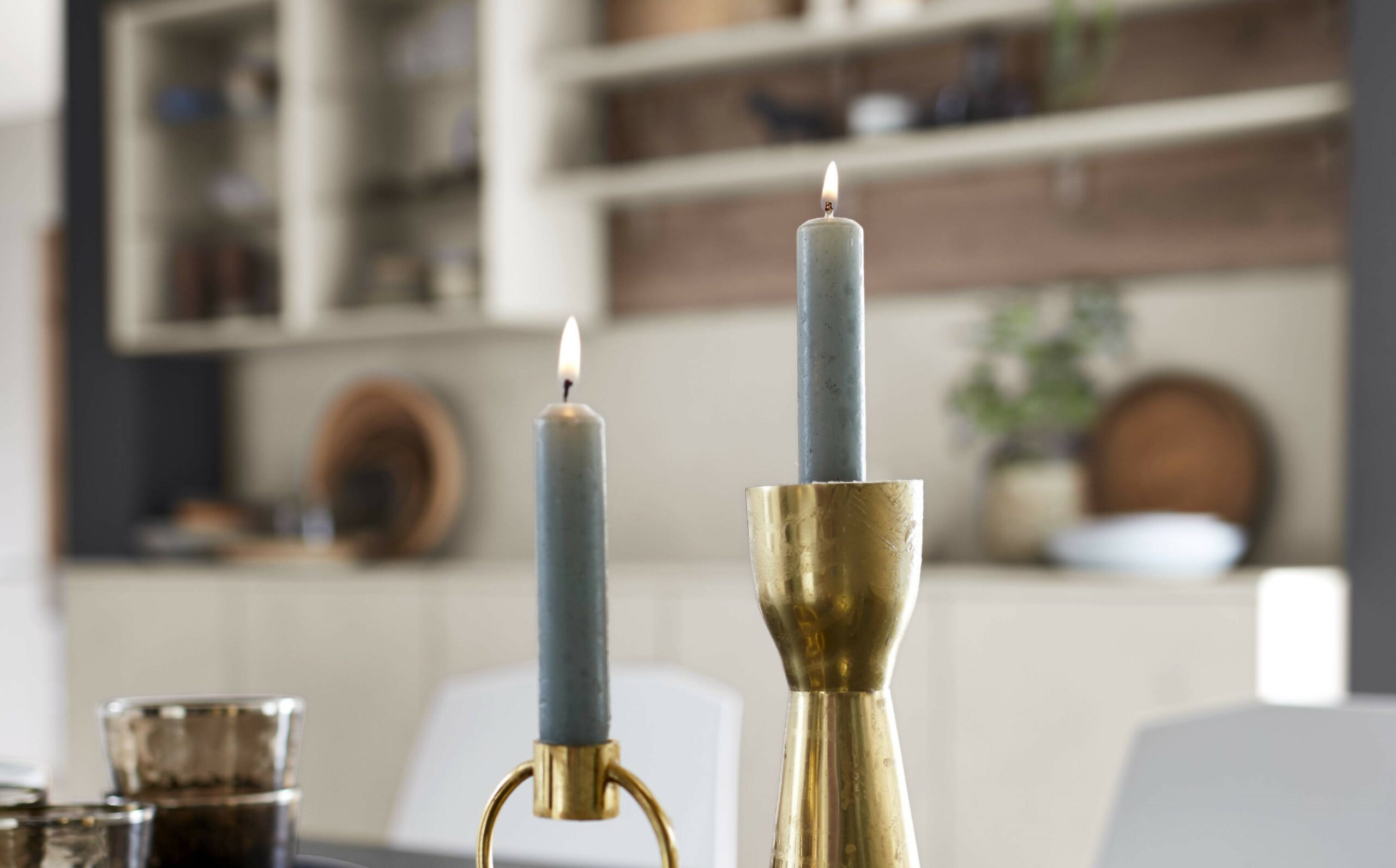 Les bougies parfumées en cuisine.- Kitea Kitchen